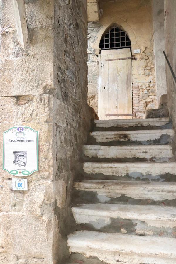 La Casa Del Teatro Apartment Campiglia d'Orcia Bagian luar foto