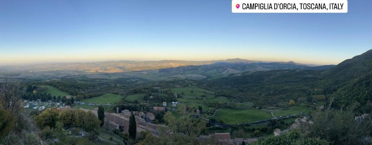La Casa Del Teatro Apartment Campiglia d'Orcia Bagian luar foto